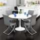 Zuo® Delfin Gray Dining Chair-3