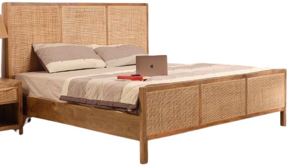 Jaipur Furniture Martley Natural King Panel Bed-0