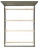 Elements International Versailles Contemporary Gray Queen Panel Bed-2