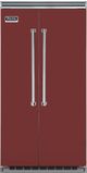 Viking® 5 Series 42 in. 25.3 Cu. Ft. Reduction Red Built In Side-by-Side Refrigerator-0