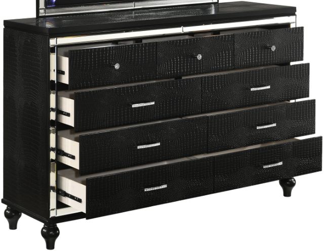 New Classic® Home Furnishings Valentino Black Dresser-1