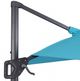 Furniture of America® Aurora Teal Aluminum/Polyester Outdoor Patio Umbrella with Base and LED-5
