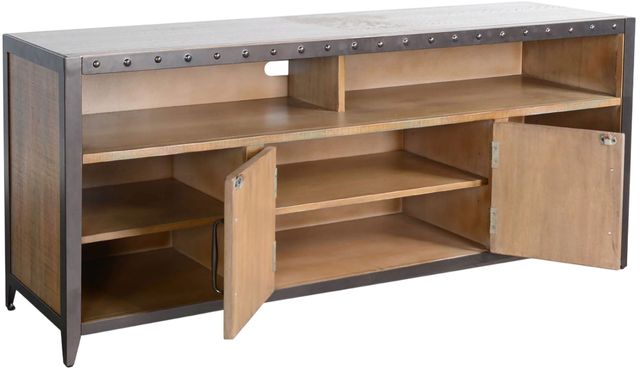 Sunny Designs™ San Diego Antique Brown Media Console-3