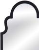 Bassett Mirror Elberta Black Lacquer Wall Mirror-2