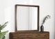 Monarch Specialties Inc. Grey/Walnut Wall Mirror-2