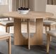 Furniture of America® Oberto Natural Round Dining Table-2