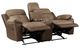Homelegance® Glendale Brown Double Manual Glider Reclining Loveseat-3