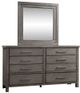 Liberty Modern Farmhouse Dusty Charcoal Dresser and Mirror-1