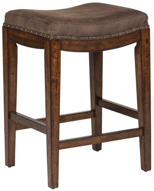 Liberty Furniture Aspen Skies 4-Piece Russet Brown Occasional Bar Set-3