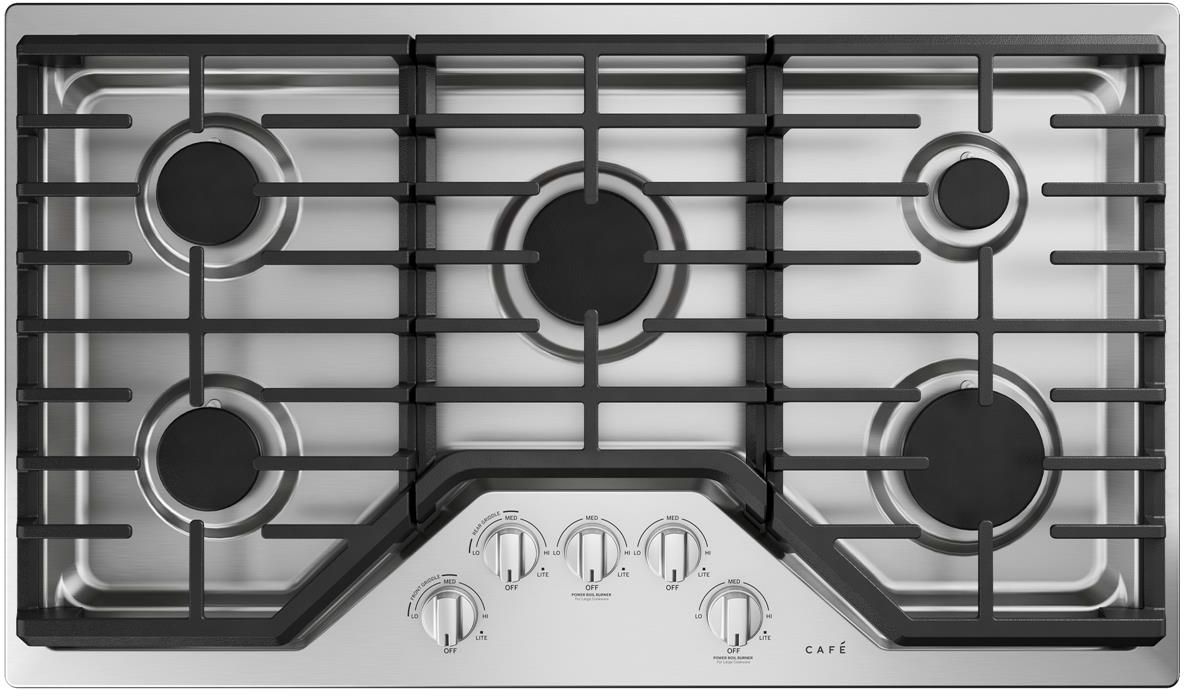 Café™ 36" Stainless Steel Built In Gas Cooktop
