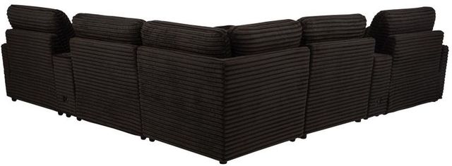 Coaster® Collins 7-Piece Chocolate Brown Modular Power Reclining Sectional-3