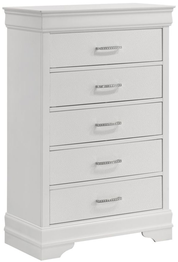 Crown Mark Amalia White Chest-0