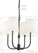 Forty West Tia Black Chandelier-1