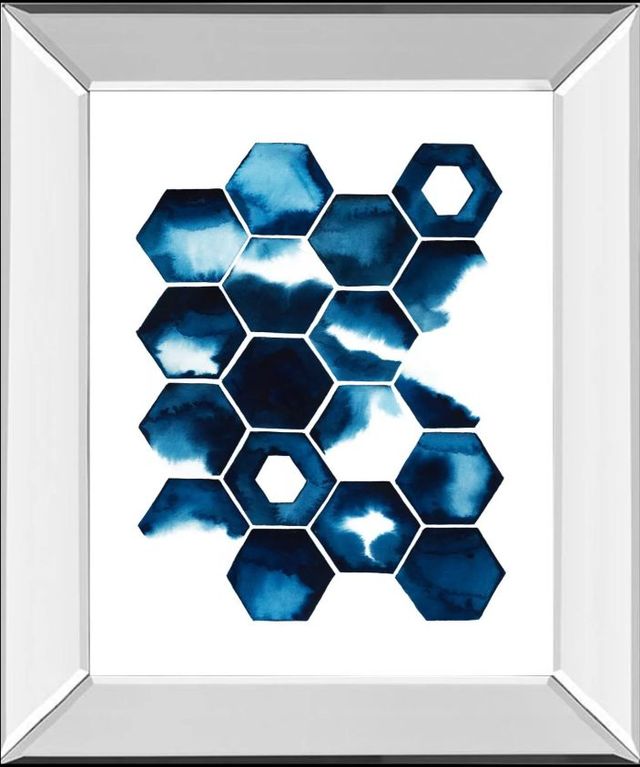 Classy Art Stormy Geometry II by Grace Popp Mirror Framed Wall Art-0