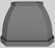 Vent-A-Hood® Designer Series 42" Gunsmoke Island Range Hood-0