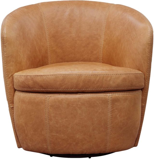 Parker House® Barolo Vintage Saddle Swivel Club Chair-1
