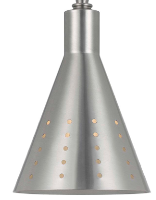 Cal® Lighting & Accessories Uni Pack Brushed Steel Pendant-1