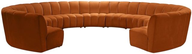 Meridian Furniture Infinity 11-Piece Cognac Modular Sectional-0