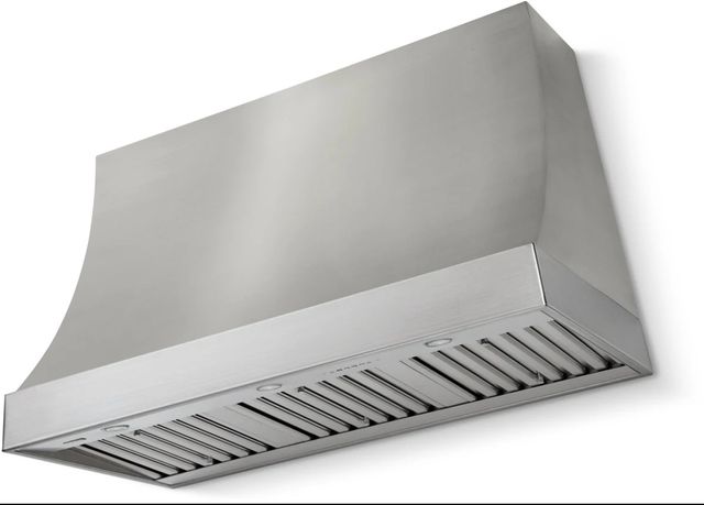 AGA Marquee 48" Stainless Steel Wall Mounted Range Hood  with Polished Chrome Trim-0