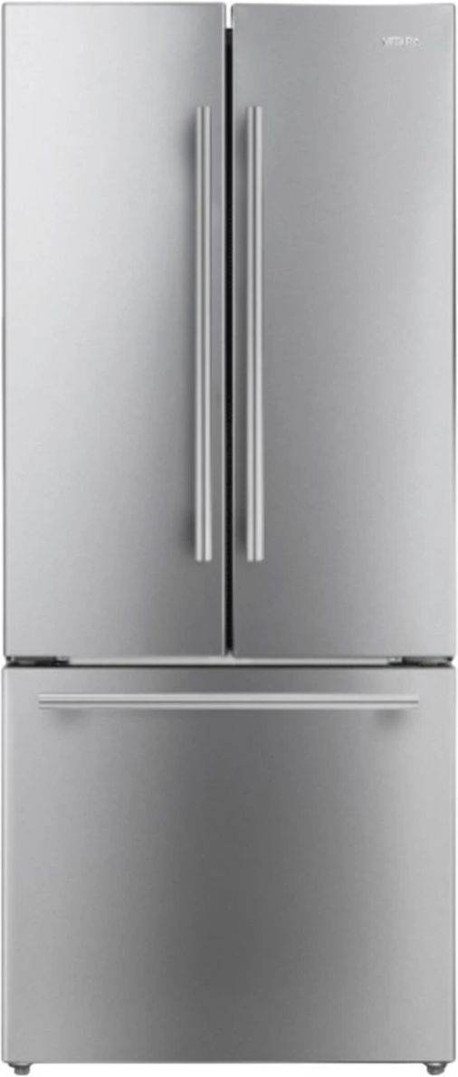 Vitara 30 in. 18.0 Cu. Ft. Stainless Look Counter Depth French Door Refrigerator-0