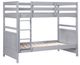 Homelegance® Sloane Gray Full/Full Bunk Bed-1