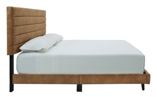 Signature Design by Ashley® Vintasso Brown King Upholstered Bed-1