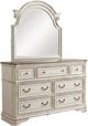 Liberty Furniture Magnolia Manor 4-Piece Antique White King Panel Bedroom Set-5
