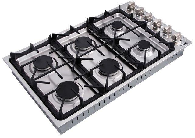 Thor Kitchen® 36" Stainless Steel Gas Cooktop-3