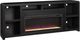 aspenhome® Taylor Black 84" Fireplace Console-0