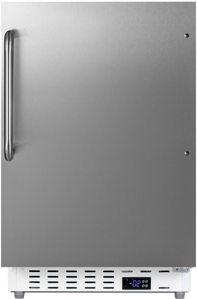 Summit® 2.7 cu.ft. Stainless Steel Built In Undercounter Freezer