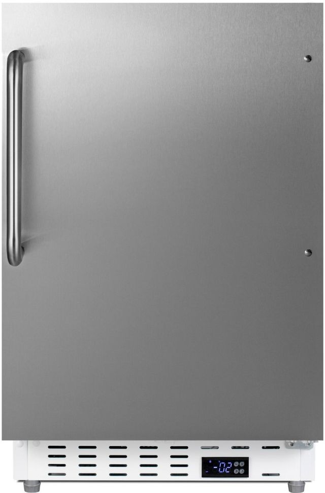 Summit® 2.7 cu.ft. Stainless Steel Built In Undercounter Freezer-0