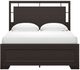 Signature Design by Ashley® Covetown Dark Brown Queen Panel Bed-1