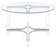 Coaster® Keeling Glass Top Round Dining Table with Acrylic Base-3