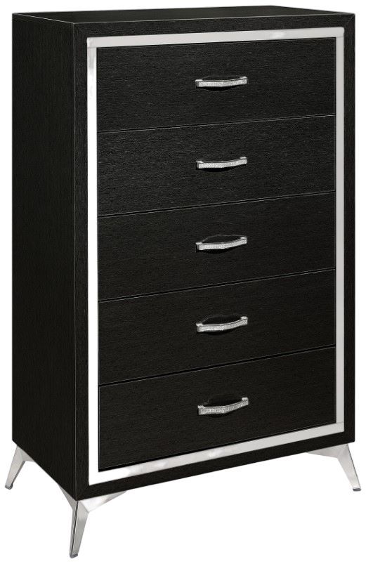 New Classic® Home Furnishings Huxley Black Chest-0