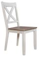 Liberty Furniture Lakeshore White X Back Side Chair - Set of 2-0