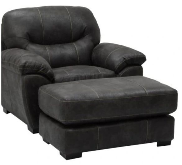 American Wholesale Furniture Grant Steel Ottoman-1