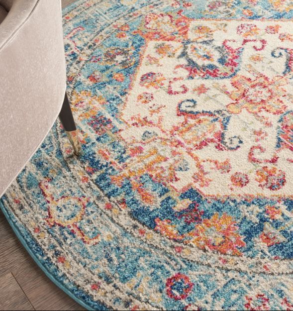 Nourison Home™ Passion 5' Round Style 8 Area Rug-3