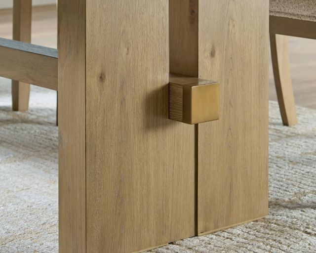 Signature Design by Ashley® Crendlin Light Brown Rectangular Dining Room Extendable Table-4