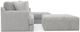 Jackson Furniture Logan 3-Piece Gray Right Side Facing Chaise Sectional-2