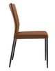 Armen Living Kash 2-Piece Brown Faux Dining Chair Set-4