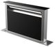 Faber Hoods Scirocco Lux 30” Black Glass with Stainless Steel Downdraft Range Hood-0