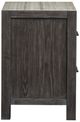 Magnussen Home® Plum Creek Ravenwood Black Nightstand with Marble Top-3