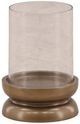 Dovetail Furniture Fairmont Antique Brass 8" Candle Holder-0