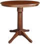 John Thomas Furniture® Dining Essentials Espresso 36''W Round Dining Table with Transitional Pedestal with Extension-0