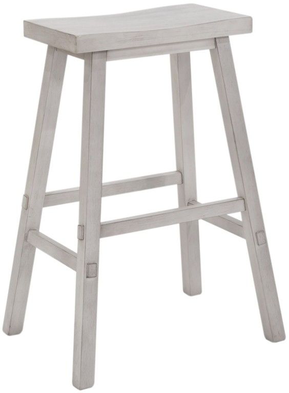 Liberty Furniture Creations II White 30" Sawhorse Counter Stool-0