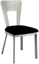 Furniture of America® Nova 2-Piece Black/Silver Dining Side Chair Set-0