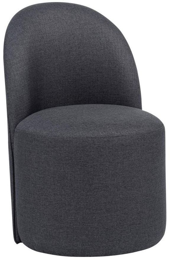 Coaster® Aubrey 2-Piece Charcoal Upholstered Barrel Dining Side Chair Set-0