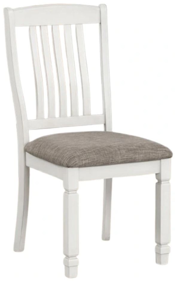Furniture of America® Pendola 2-Piece Rustic White Side Chair Set-0