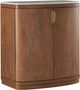 aspenhome® Caden Spiced Caramel Bar Cabinet with Marble Top-0