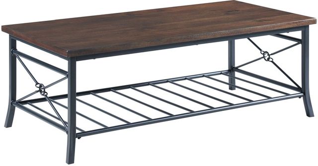 Elements International Mica 3-Piece Black/Brown Table Set-2